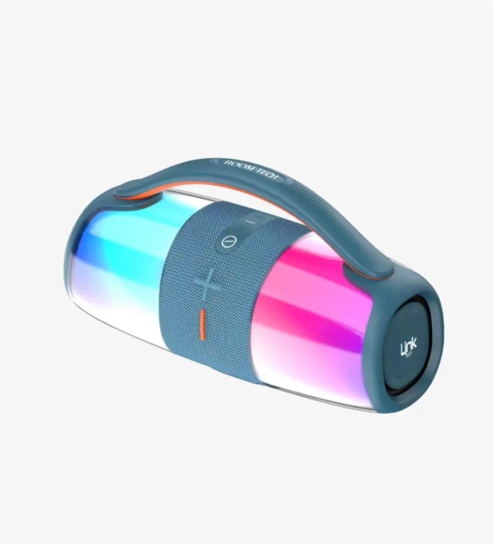 LinkTech R128 Premium 40W RGB Işıklı Bluetooth Hoparlör (LPS-R128) - Taşınabilir, Dinamik RGB, USB/TF Kart, AUX, RGB