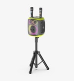 Linktech LPS-M421 Premium 120W Bluetooth Hoparlör - Çift Mikrofon, 7 Renk Dinamik RGB, Extra Bass, USB, Type-C, SD Kart