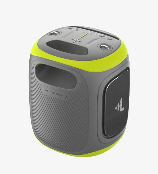 Linktech LPS-M421 Premium 120W Bluetooth Hoparlör - Çift Mikrofon, 7 Renk Dinamik RGB, Extra Bass, USB, Type-C, SD Kart
