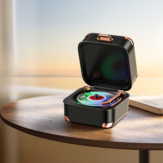 Nettech NT-BTS11 Siyah Minibox Bluetooth Hoparlör - Kablosuz, Mikrofonlu, Type-C Şarjlı, Alüminyum Kasa, 10 Metre