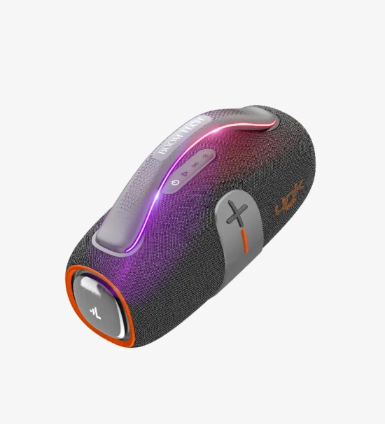 LinkTech R129 Premium 70W RGB Işıklı Gri Bluetooth Hoparlör (LPS-R129) - Taşınabilir, USB/TF/AUX, IPX6 Suya Dayanıklı