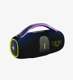 LinkTech R129 Premium 70W RGB Işıklı Siyah Bluetooth Hoparlör (LPS-R129) - Taşınabilir, USB/TF/AUX, IPX6 Suya Dayanıklı
