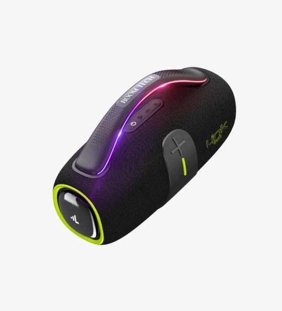 LinkTech R129 Premium 70W RGB Işıklı Siyah Bluetooth Hoparlör (LPS-R129) - Taşınabilir, USB/TF/AUX, IPX6 Suya Dayanıklı