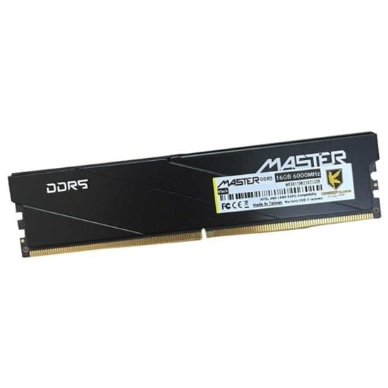 KINGSMAN Gaming Black 16GB (1x16GB) DDR5 6000MHz CL38 Soğutuculu RAM (KSD516G60C38MST) - UDIMM Masaüstü Belleği