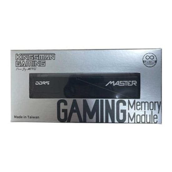 KINGSMAN Gaming Black 16GB (1x16GB) DDR5 6000MHz CL38 Soğutuculu RAM (KSD516G60C38MST) - UDIMM Masaüstü Belleği