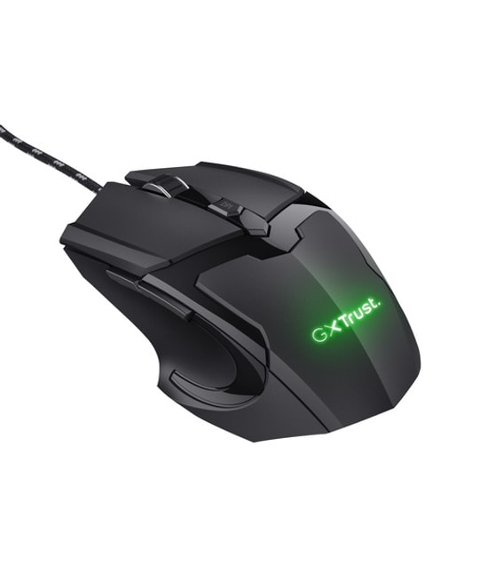 Trust Gaming X 24761 Siyah Oyuncu Set (Kulaklık + Mouse) - 40mm Sürücü, Ayarlanabilir Kafa Bandı, TRU24761