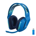 Logitech G733 Mavi Kablosuz RGB Oyuncu Kulaklığı (981-000943) - 7.1 Surround Ses, Lightspeed, 40mm Sürücü, Mikrofonlu