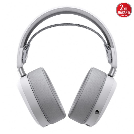 ASUS ROG Pelta Beyaz Kablosuz Oyuncu Kulaklığı (90YH0410-BHUA10) - 50mm Sürücü, 60 Saat Pil, BT, 2.4GHz, USB-C