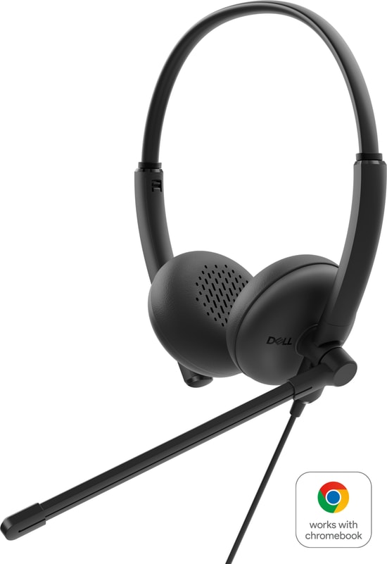 Dell Kablolu Kulaklık WH125 - Net Ses, Konforlu Tasarım, Ofis/Ev Kullanımı - (520-BBLV) Kablolu, Mikrofonlu