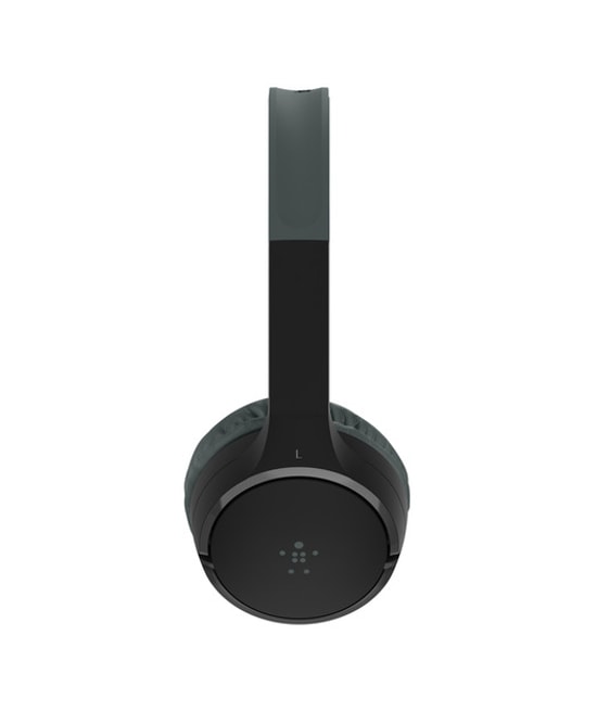 Belkin SoundForm Mini Siyah Kablosuz Kafaüstü Kulaklık (AUD002BTBKV3) - Çocuklar İçin, 30 Saat Pil, Mikrofonlu