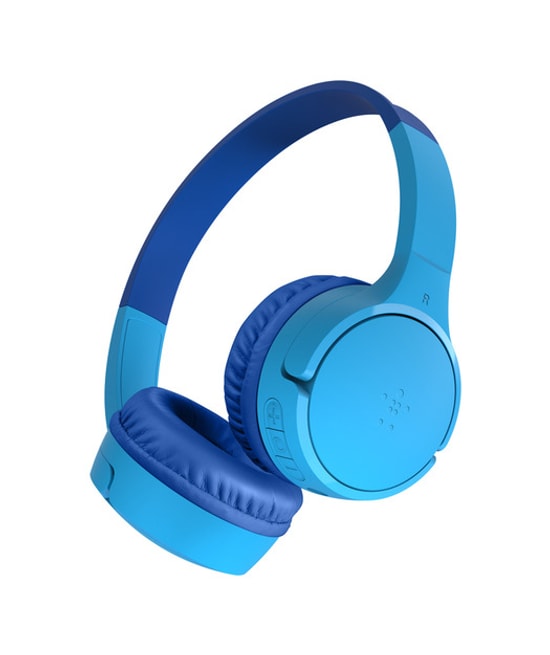 Belkin SoundForm Mini Mavi Çocuk Kulaklığı (AUD002BTBLV3) - Kablosuz, Kafa Üstü, Mikrofonlu, Bluetooth 5.0, 30 Saat Pil