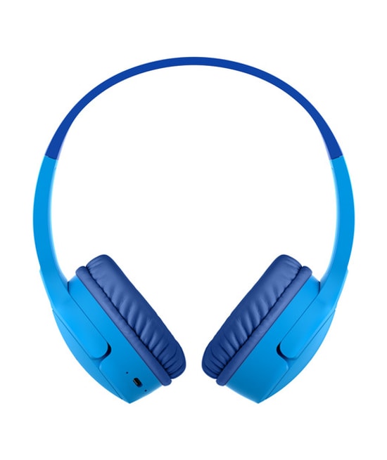 Belkin SoundForm Mini Mavi Çocuk Kulaklığı (AUD002BTBLV3) - Kablosuz, Kafa Üstü, Mikrofonlu, Bluetooth 5.0, 30 Saat Pil