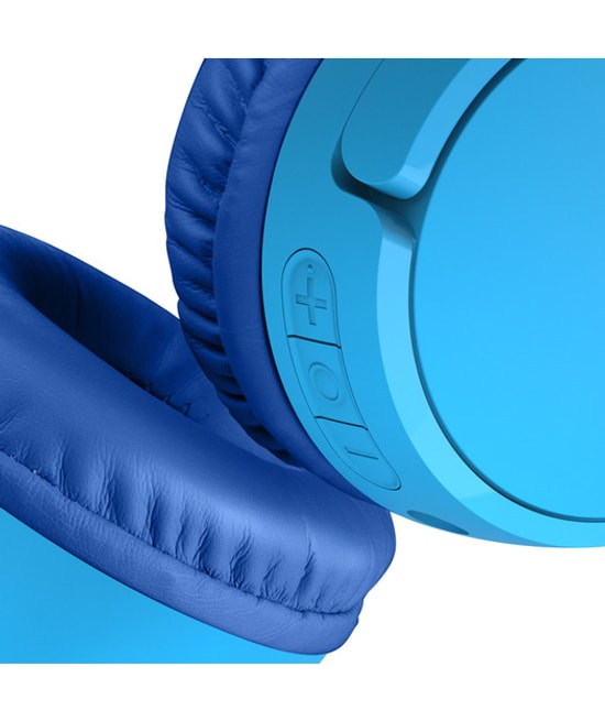 Belkin SoundForm Mini Mavi Çocuk Kulaklığı (AUD002BTBLV3) - Kablosuz, Kafa Üstü, Mikrofonlu, Bluetooth 5.0, 30 Saat Pil