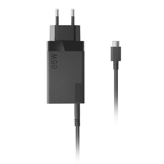 Lenovo 40AW0065EU 65W USB-C Seyahat Adaptörü - Taşınabilir, Hızlı Şarj, Evrensel Uyumlu, ThinkPad/Cihazlar için İdeal