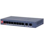 Dahua CS4010-8ET2GT-60 Cloud PoE Switch - 8 Port PoE, 2 Uplink, 60W, VLAN ve Loop Korumalı Yönetilebilir Ağ Anahtarı