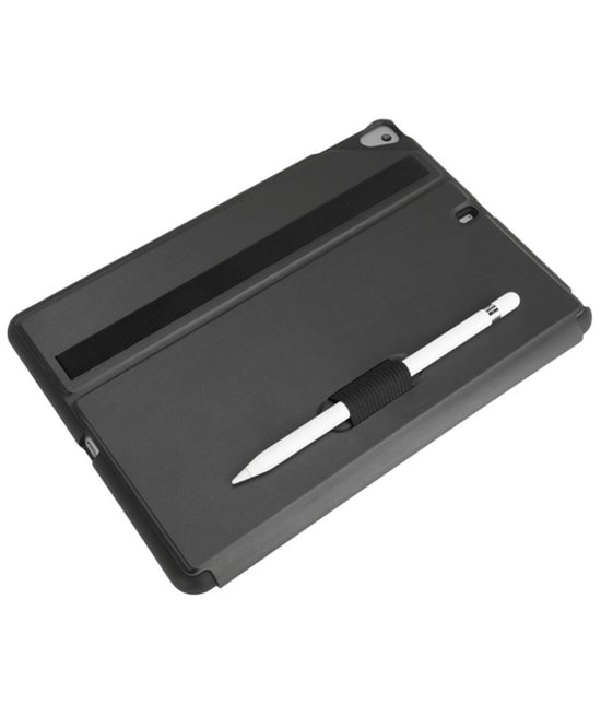 Targus Click-In iPad 9/8/7. Nesil Siyah Kılıf (TARTHZ850GL) - Darbelere Dayanıklı, Çoklu Stand, Güvenli Koruma