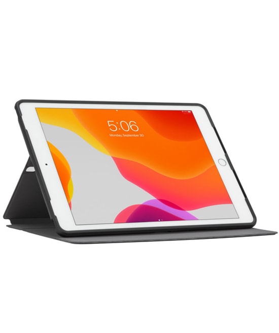 Targus Click-In iPad 9/8/7. Nesil Siyah Kılıf (TARTHZ850GL) - Darbelere Dayanıklı, Çoklu Stand, Güvenli Koruma