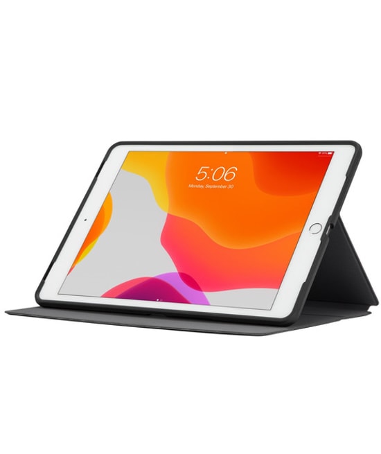 Targus Click-In iPad 9/8/7. Nesil Siyah Kılıf (TARTHZ850GL) - Darbelere Dayanıklı, Çoklu Stand, Güvenli Koruma