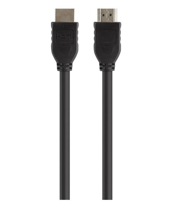 Belkin HDMI 2.0 Kablo - 5 Metre, 4K Ultra HD, Yüksek Hızlı Dijital Video Bağlantısı (F3Y017BT5M-BLK) - Siyah