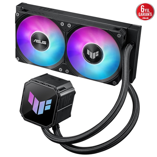 ASUS TUF Gaming LC III 240 ARGB Sıvı Soğutucu (90RC01J1-B0EAY0) - 2x120mm Fan, Aura Sync, 6 Yıl Garanti