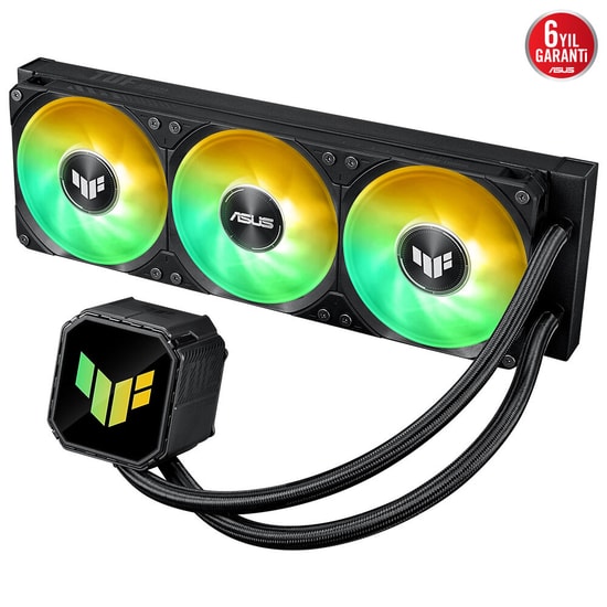 ASUS TUF Gaming LC III 360 ARGB Sıvı İşlemci Soğutucu (90RC0191-B0EAY0) - 3x120mm Fan, 90.78CFM, AM4/AM5/LGA1700