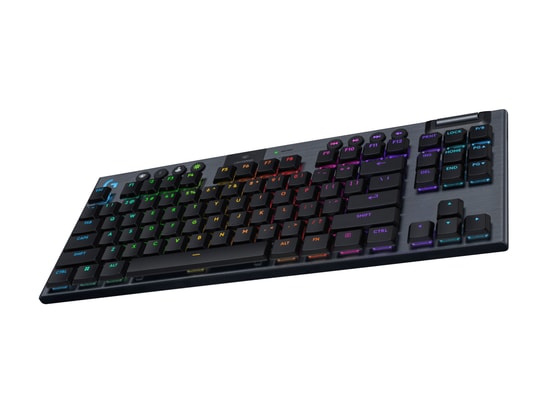 Logitech G915 X Lightspeed TKL Siyah Kablosuz Mekanik Oyuncu Klavyesi (920-012737) - ENG Düzen, Clicky, Alüminyum Kasa