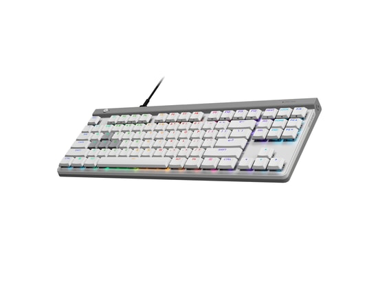 Logitech G515 Rapid TKL Kablolu Analog Oyuncu Klavyesi (US) - Beyaz, Düşük Profil, Rapid Trigger (920-013876)
