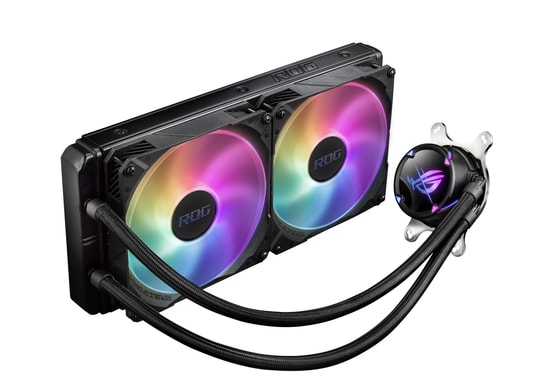 ASUS ROG Strix LC II 280 ARGB V2 Sıvı İşlemci Soğutucu (90RC00C1-M0UAY1) - 2x140mm Adreslenebilir Fan, 6 Yıl Garanti