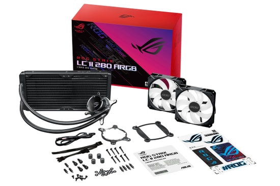 ASUS ROG Strix LC II 280 ARGB V2 Sıvı İşlemci Soğutucu (90RC00C1-M0UAY1) - 2x140mm Adreslenebilir Fan, 6 Yıl Garanti