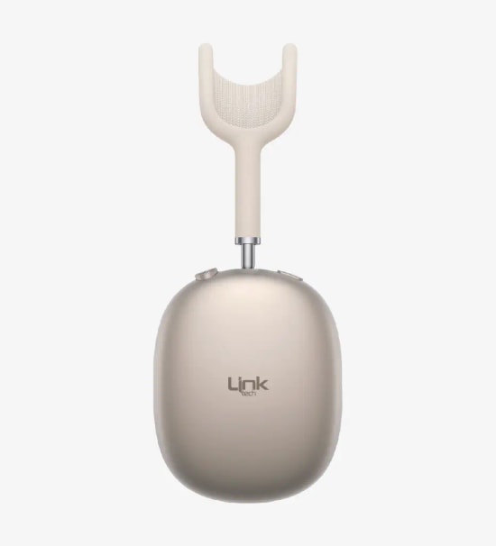 LinkTech LPH-HP10 Kulak Üstü Altın Bluetooth 5.4 Kulaklık - 800mAh Pil, USB-C, MicroSD, AUX, Mikrofonlu, Sesli Asistan