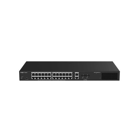 Ruijie Reyee RG-ES228GS-LP 24 Port Gigabit Yönetilebilir PoE Switch - 2xSFP, 2xRJ45 Uplink, 250W, Rackmount Tasarım