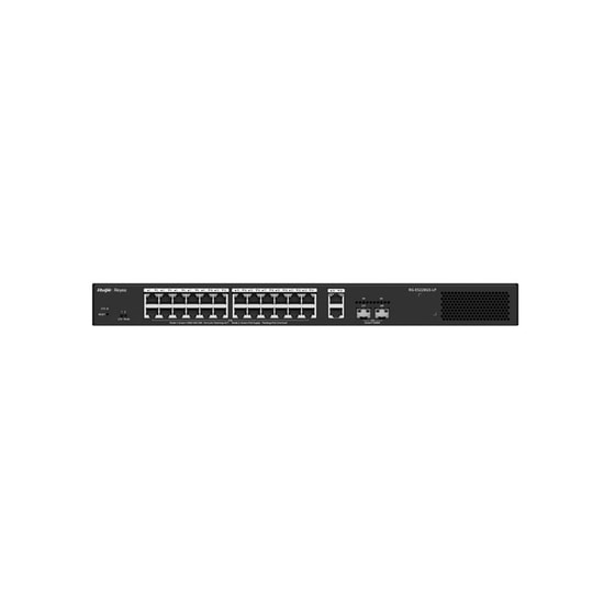 Ruijie Reyee RG-ES228GS-LP 24 Port Gigabit Yönetilebilir PoE Switch - 2xSFP, 2xRJ45 Uplink, 250W, Rackmount Tasarım