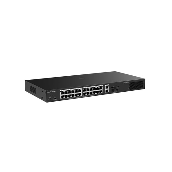 Ruijie Reyee RG-ES228GS-LP 24 Port Gigabit Yönetilebilir PoE Switch - 2xSFP, 2xRJ45 Uplink, 250W, Rackmount Tasarım