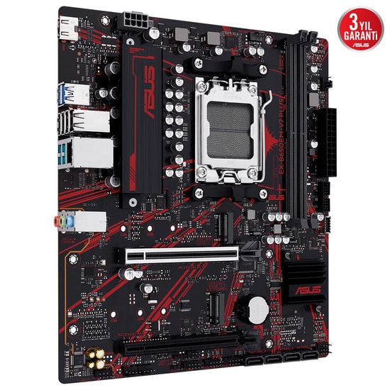 ASUS EX-B650EM-V7 PLUS: AMD B650, AM5, DDR5 8400MHz (OC), 2xM.2, 2.5G LAN, HDMI, mATX Anakart (90MB1LXM-M0EAY0)