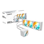 Gigabyte Gaming 360 Ice Sıvı İşlemci Soğutucu (GME 360I) - 360mm, 3x120mm ARGB Fan, Beyaz, Intel & AMD Uyumlu