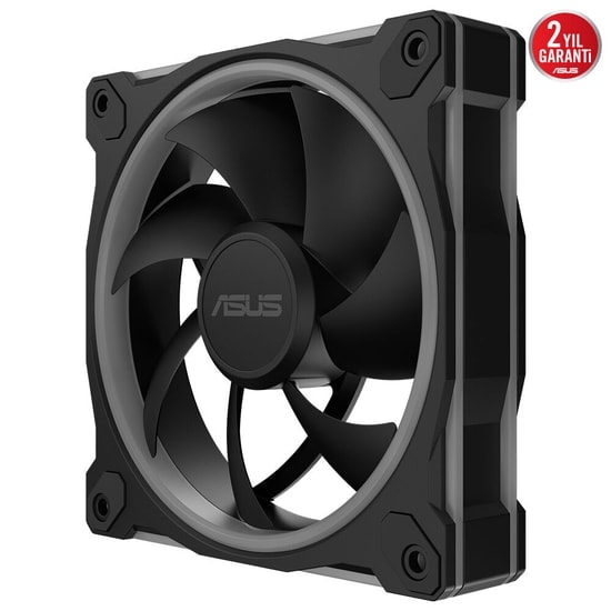 ASUS Prime MR120 3PARCA ARGB Siyah Kasa Fanı (3'lü Set) - 120mm, PWM, Aura Sync, 1600RPM, 58CFM, 90DA00I0-B09020