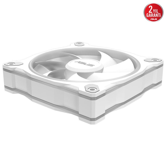 ASUS Prime MR120 ARGB Beyaz Kasa Fanı (90DA00I3-B09000) - 120mm, PWM Kontrolü, Aura Sync, 1600RPM, Sessiz Soğutma