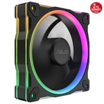 ASUS Prime MR120 ARGB Siyah Kasa Fanı - 120mm, PWM, Aura Sync, 1600RPM, 58CFM, 90DA00I0-B09000