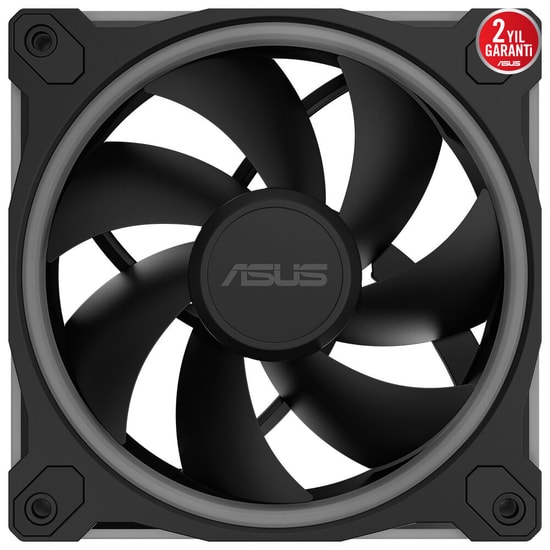 ASUS Prime MR120 ARGB Siyah Kasa Fanı - 120mm, PWM, Aura Sync, 1600RPM, 58CFM, 90DA00I0-B09000