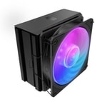 Cooler Master Hyper 212 Black ARGB CPU Soğutucu (MAY-T2HP-217PA-R1): 120mm Fan, 1851/AM5, Yüksek Performans, Siyah