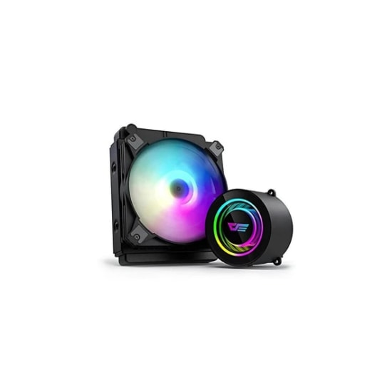 Aigo DX120 V2.6 ARGB 120mm Sıvı İşlemci Soğutucu (Siyah) - Intel/AMD - DX120 V2.6 BLACK, Intel AMD Uyumlu