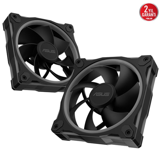 ASUS Prime MR120 ARGB Reverse Siyah Kasa Fanı (3'lü Paket, 120mm, 90DA00L0-B09020)
