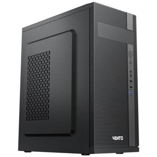Vento VS115F 400W ATX Midi Tower Siyah Kasa - 3x USB 3.2, 2x 2.5", 2x 3.5" Disk Yuvası, 3 Adet Fan Yuvası