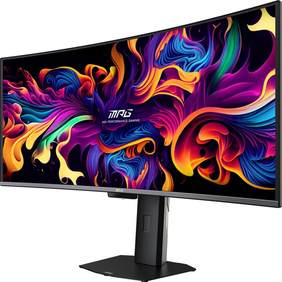 MSI MPG 341CQR QD-OLED X36 34" UWQHD 360Hz 0.03ms Kavisli Oyuncu Monitörü - Adaptive Sync, 1800R, Vesa