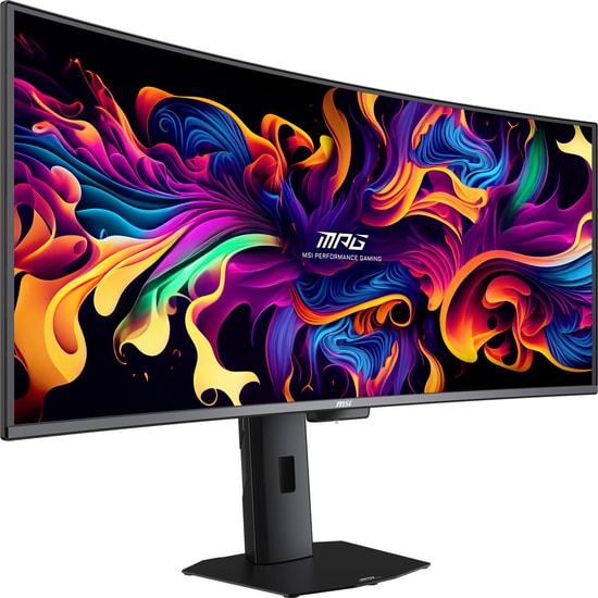 MSI MPG 341CQR QD-OLED X36 34" UWQHD 360Hz 0.03ms Kavisli Oyuncu Monitörü - Adaptive Sync, 1800R, Vesa