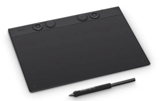 Wacom Intuos Pro M PTK670K0B Grafik Tablet - 8192 Basınç, 5080 LPI, Bluetooth 4.2, Çoklu Dokunmatik, 8 Kısayol Tuşu