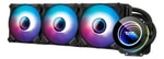 AIGO DO360 ARGB LCD 360mm Siyah Sıvı İşlemci Soğutucu (1851/AM51851) - 3x120mm ARGB Fan, Yüksek Performans Sıvı Soğutma