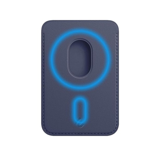 Nettech NT-114180 Mavi Mıknatıslı Deri Telefon Kartlık Cüzdan - Şık ve Pratik Tasarım, Güçlü Mıknatıs, Kolay Kullanım