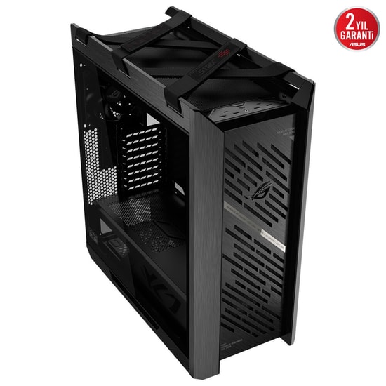 ASUS ROG Strix Helios II Siyah E-ATX Mid-Tower Kasa - Çift Cam, 450mm GPU, 420mm Radyatör,Alüminyum - 90DC00W0-B39000