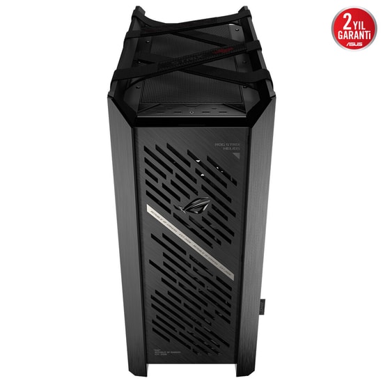 ASUS ROG Strix Helios II Siyah E-ATX Mid-Tower Kasa - Çift Cam, 450mm GPU, 420mm Radyatör,Alüminyum - 90DC00W0-B39000